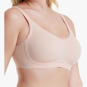 Comfelie Ultra-Thin Breathable No back bulge Bra Size L Oyster Pink